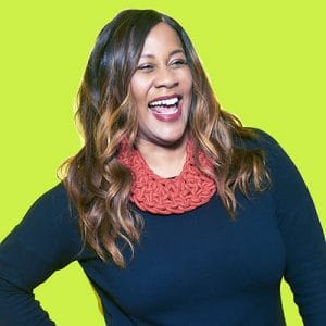 Portrait of Karen Blackett OBE