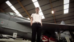 Student Josh at aviation work experience