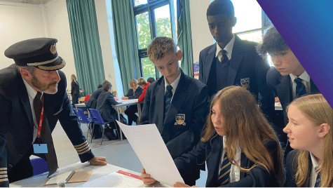 Virgin atlantic visit secondary school